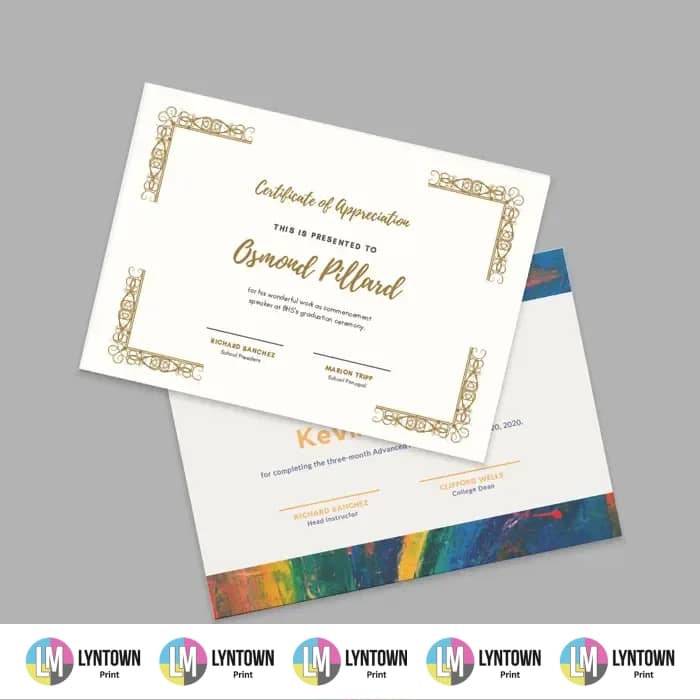 Certificates